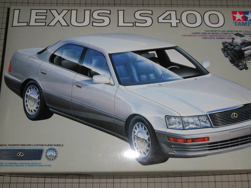 タミヤ　　　　　1/24　　トヨタ　レクサス　LS400　輸出仕様