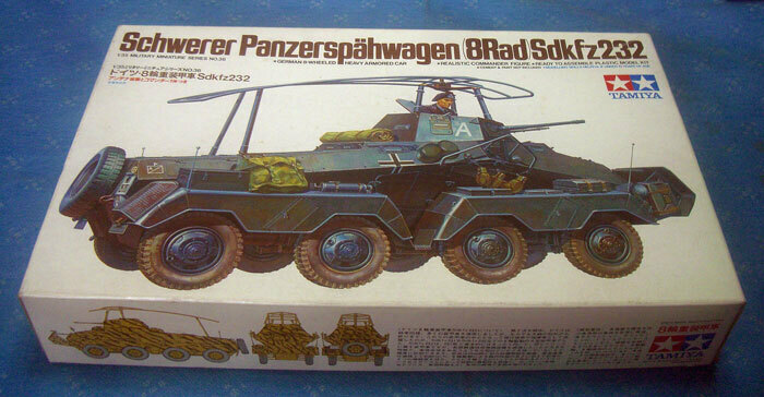 ドイツ8輪重装甲車Sdkfz232 1/35 プラモデル　タミヤ