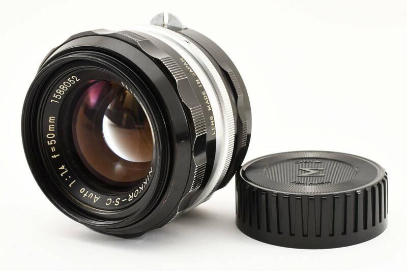 ★☆【動作品！】 #2126101 Nikon ニコン NIKKOR-S.C Auto 50mm F1.4 MF ニッコール 単焦点レンズ☆★