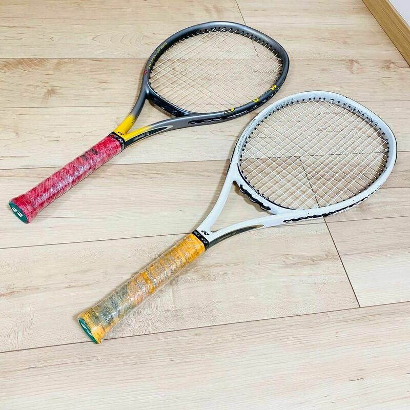 【匿名配送】ヨネックス 硬式テニスラケット マッスルパワー 6&5HS 2本