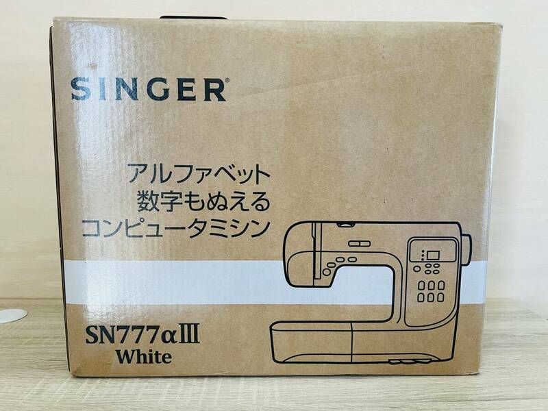 【未使用品】SINGER SN777aⅢ コンピューターミシン ホワイト 白