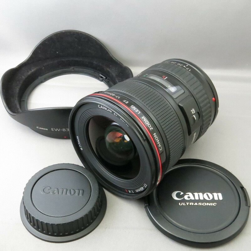 【美品】Canonキャノン　キヤノン　EF17-40mmF4L　★NO.8231