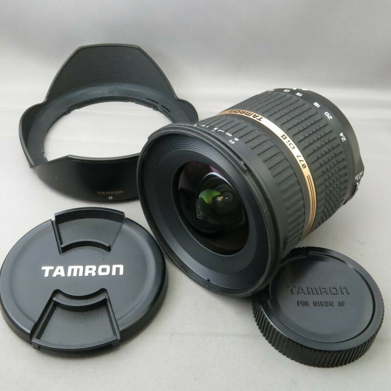 【美品】TAMRONタムロン　ニコン用10-24mmF3.5-4.5DiII B001　NIKONニコンFマウント★NO.8285