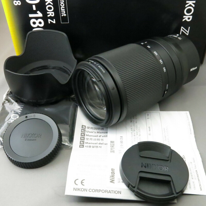 【新品同様】Nikonニコン　Z70-180mmF2.8　★NO.8290
