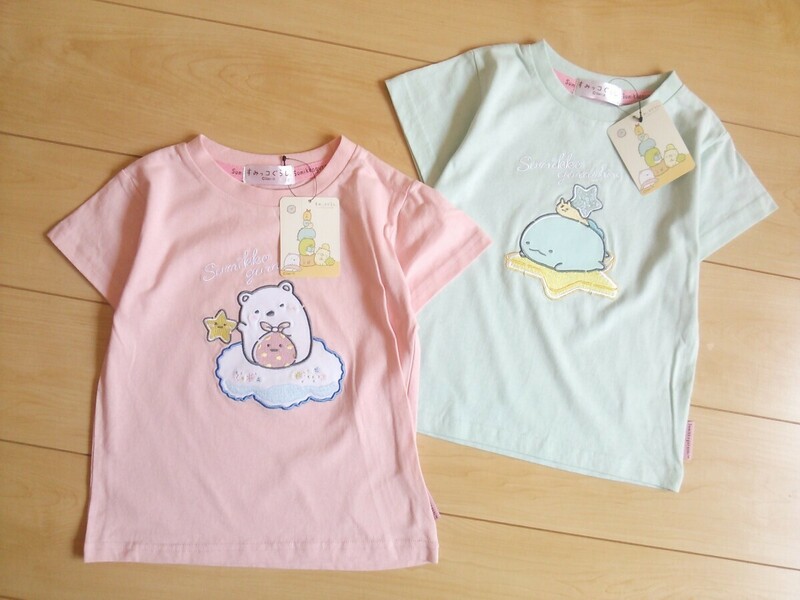 子供服すみっコぐらし*半袖Ｔシャツ*送料無料キッズ*2点セット*未使用キャラクター