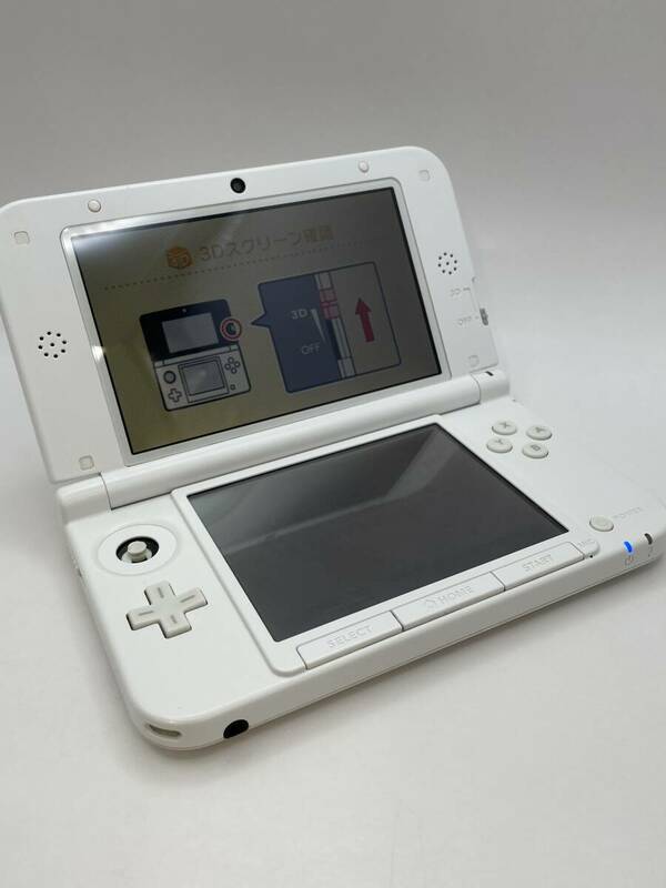 （A-1295)【爆速発送・土日発送可】NINTENDO 3DS LL ホワイト 初期化済み 任天堂 ニンテンドー ゲーム 1円スタート 携帯ゲーム機
