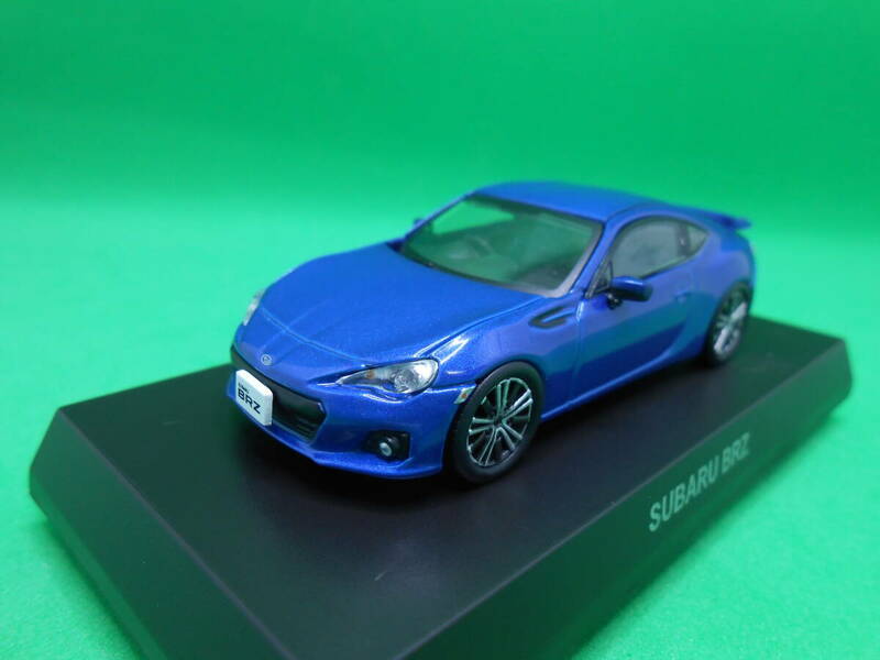 1/64　京商　スバル　SUBARU BRZ ブルー　ミニカー