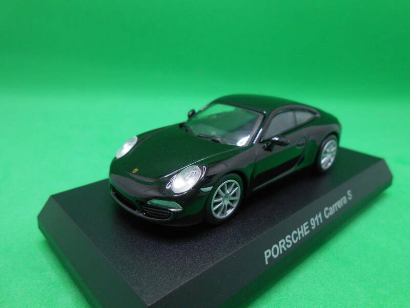 1/64　京商　ポルシェ　Porsche 911 Carrera S　ブラック　コレクション　ミニカー　 
