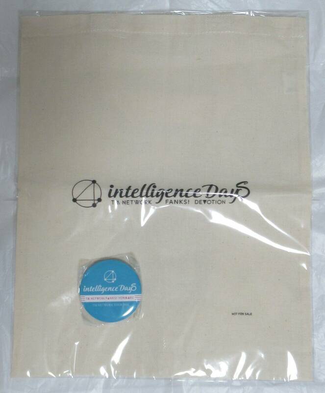 TM NETWORK 40th FANKS intelligence Days / 会場限定デコガチャ(缶バッジ) intelligence Days YONMARUと 非売品バッグ DEVOTION