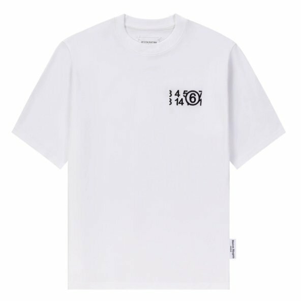 Maison Margiela メゾン マルジェラ トップス Tシャツ メンズ レディース サンマー カジュアル ホワイト サイズ48