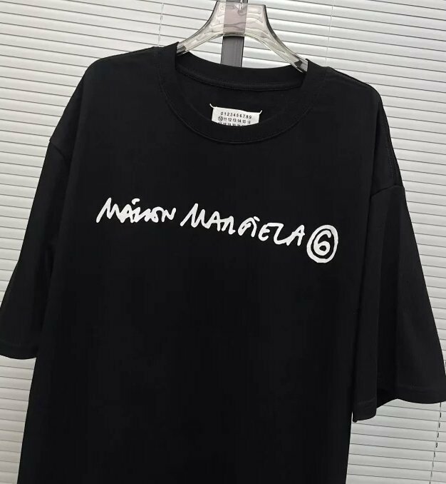 Maison Margiela メゾン マルジェラ トップス Tシャツ メンズ レディース シンプル ブラック サイズ50