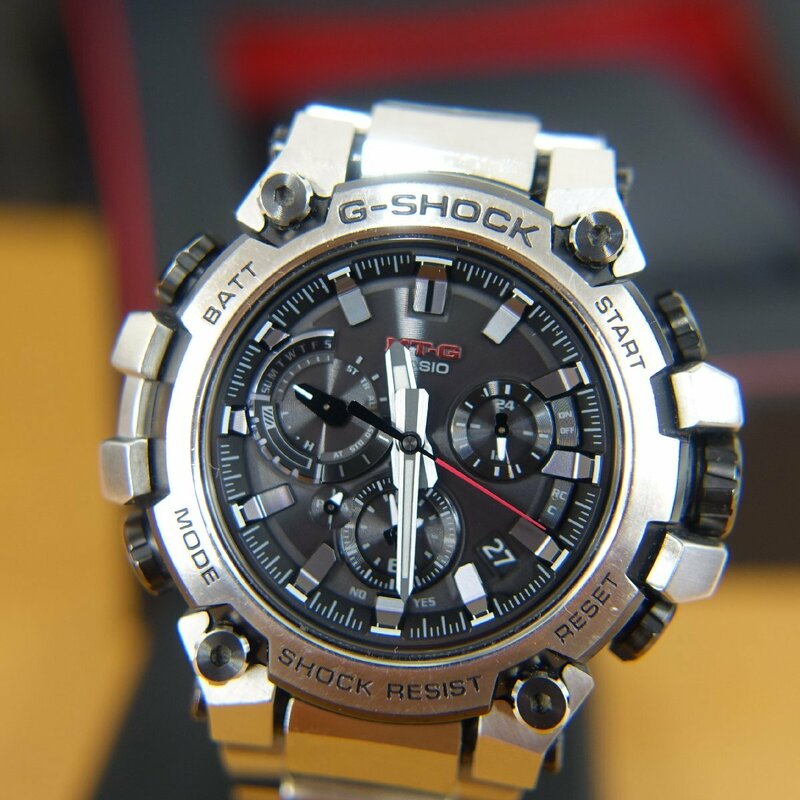 5331T【本物保証】 CASIO MTG-B3000D-1AJF G-SHOCK タフソーラー カーボン/ステンレス メンズ腕時計
