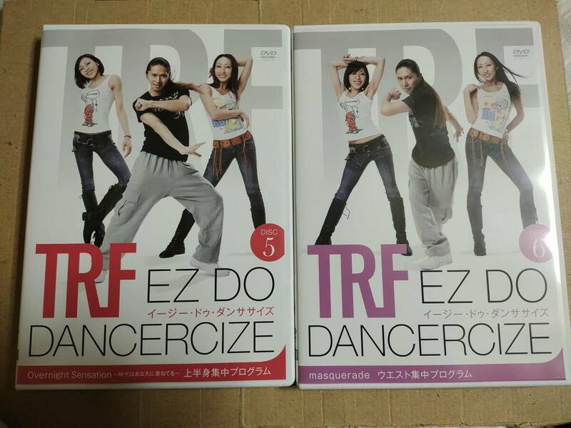 DVD TRF EZ DO DANCERCIZE イージードゥダンササイズ　 5と 6 　2本セット