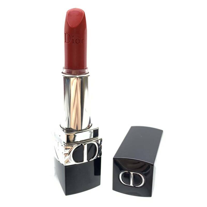 未使用 Dior ディオール ルージュディオール 999 サテン 口紅 リップスティック リップ 赤 レッド 化粧品 コスメ 管理RY24001719