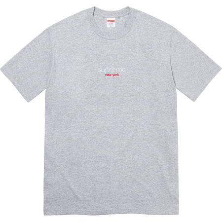 22SS Supreme Classic Logo Tee Sサイズ クラシック ロゴ Tシャツ Heather Grey グレー