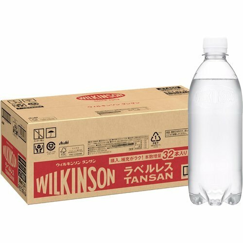 アサヒ飲料 炭酸水 500ml×32本 ラベルレス タンサン ウィルキンソン 33