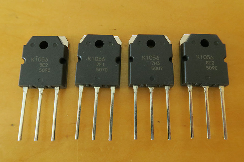 パワーMOSFET　2SK1056　4個実測ペア