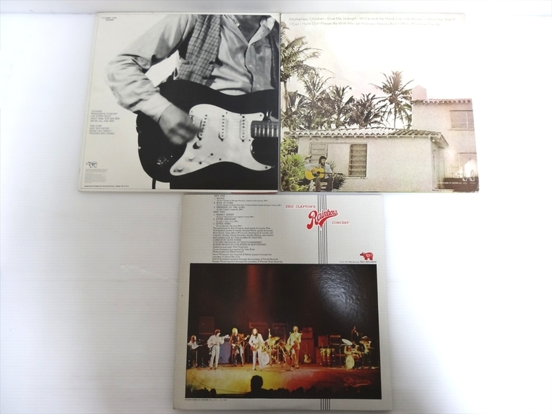 エリック・クラプトン Eric Clapton LP　スローハンド/レインボー・コンサート/461オーシャン・ブールヴァード　3枚