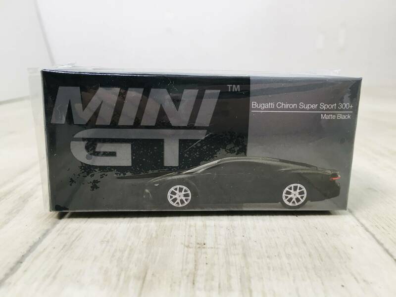 74★★TSM MINI GT 1/64 ブガッティ シロン スーパースポーツ 300+ マットブラック LHD MGT00374-L