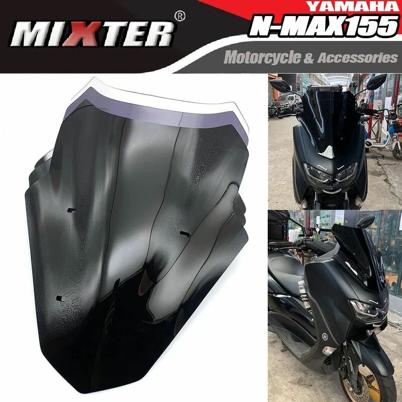 ヤマハnmax NMAX 155 2020 2021 nmax155 バイクフロントガラス スポーツフロントガラス用デフレクターバイザー