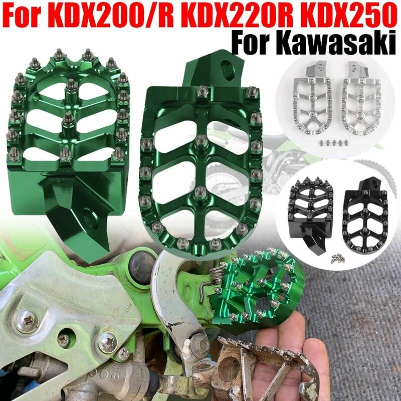 フットレストフットペグフットペグスキッドレストforkawstoplankdx200 kdx200rkdx220r kdx 200 r 220 220r kdx250 kdx 250アクセサリー