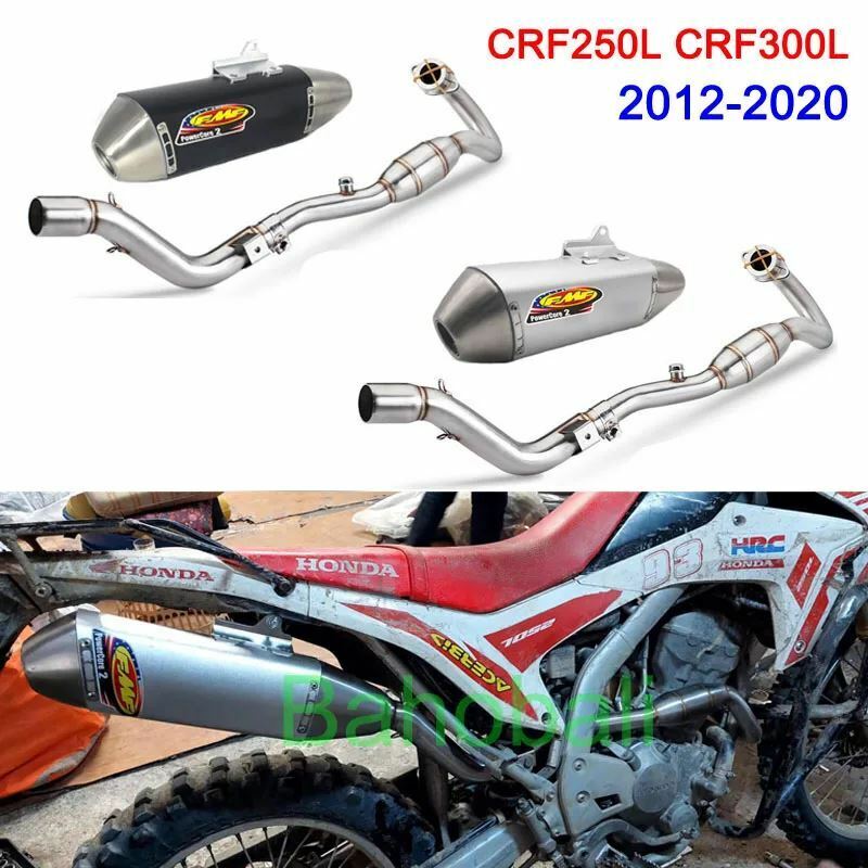 CRF250l crf300lラリー バイクエキゾースト Fmfマフラーフルシステム 51mm滑り止め ホンダCRF250l crf300lラリー用 20122020