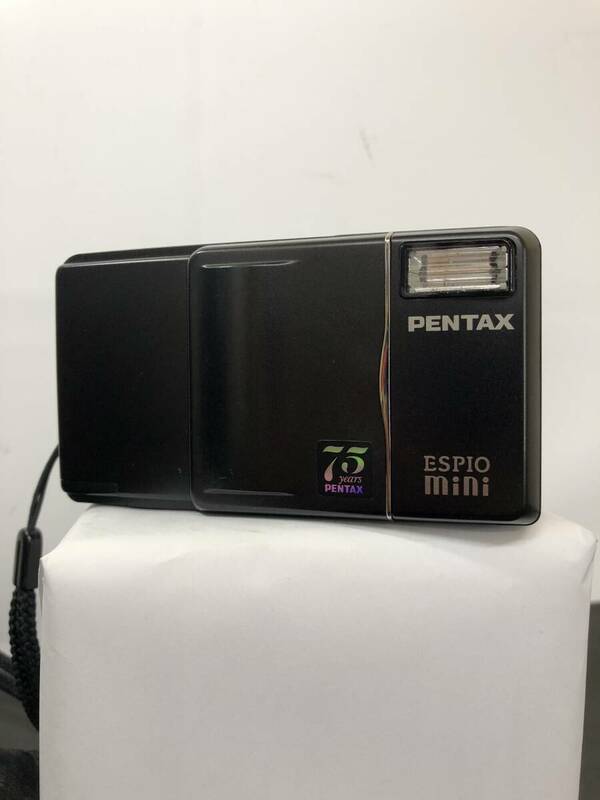 Uー４☆彡　PENTAX　ペンタックス　ESPIO　mini 75周年記念モデル　フィイルムカメラ　ブラック