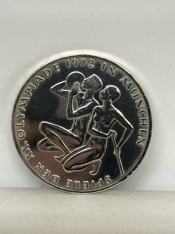 Uー5ー5☆彡　ドイツ　ミュンヘン・オリンピック　1972年　10マルク　銀貨　１枚