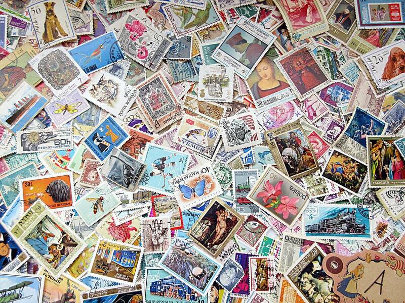 【Ａ】外国切手 500枚セット 使用済み切手 紙モノ コラージュ 海外 まとめて 大量セット ヴィンテージ アンティーク ジャンクジャーナル