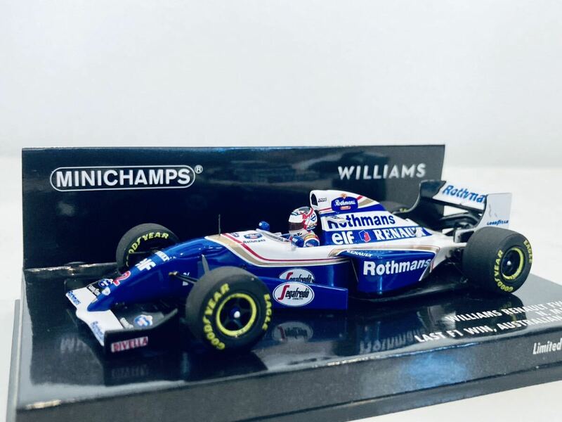 【送料無料】1/43 Minichamps Rothmans Williams Renault ウィリアムズ ルノー FW16B N.マンセル Last Win Australian GP 1994 タバコ仕様