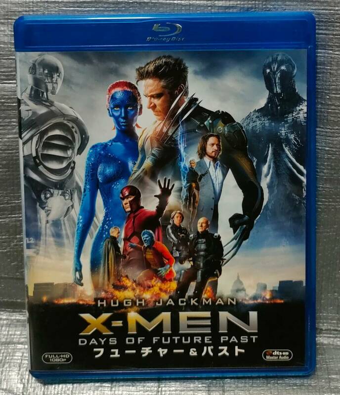 ○【１円スタート・まとめ・同梱可能】　Blu-ray「X-MEN　フューチャー＆パスト」　ジェームズ・マカヴォイ　洋画　ブルーレイ