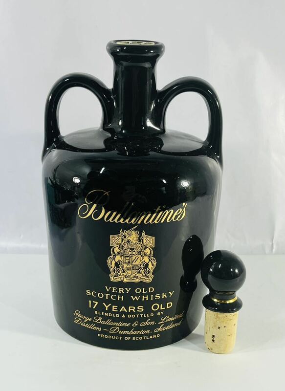 ◇1円 ★ 【未開栓】 Ballantine's バランタイン 17年 陶器ボトル 黒 ベリーオールド 古酒 スコッチ ウイスキー 750ml
