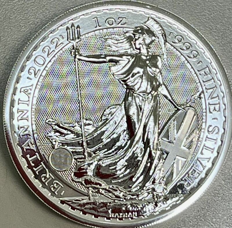 【ご紹介します】イギリス 2022年★ブリタニア 1オンス銀貨3 1.1ｇ★エリザベス女王肖像★コインコレクションは歴史が示す資産保全の王道②