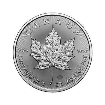 【ご紹介します】カナダ 2024年メイプルリーフ純銀貨 1オンス 31.1g 新国王チャールズ3世 未流通貨 インフレにもデフレにも強いコイン収集