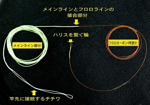 見える飛ぶ♪テンカラライン長さ自由+毛針福袋5本即決で1本進呈