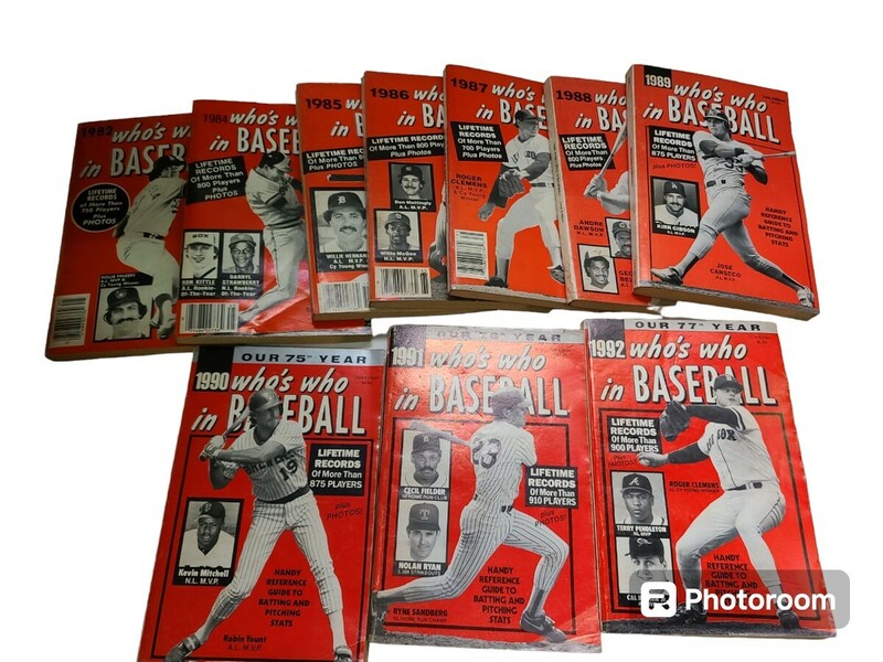 WHO'S WHO IN BASEBALL　10冊セット　ベースボール　稀少品　(0516a12)