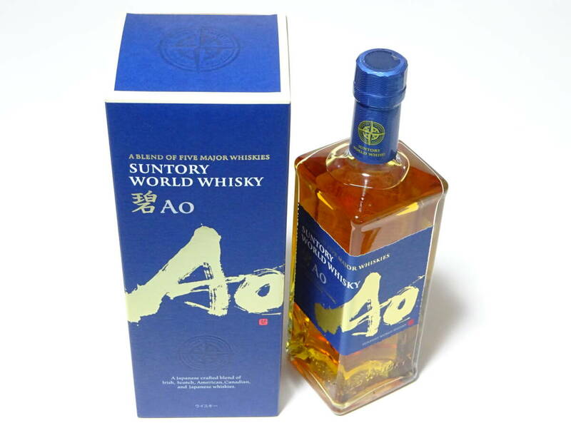 【新品未開封品】SUNTORY サントリー 碧 Ao WORLD WHISKY 箱付き 700ml 43% 箱 カートン付き