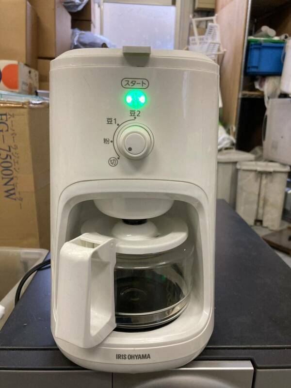 【家電】 アイリスオーヤマ 全自動 コーヒー メーカー WLIAC-A600 導通確認済み 全自動コーヒーメーカー 