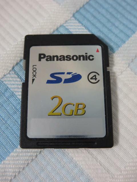 Panasonic SDメモリーカード 2GB Class4 RP-SDP02G
