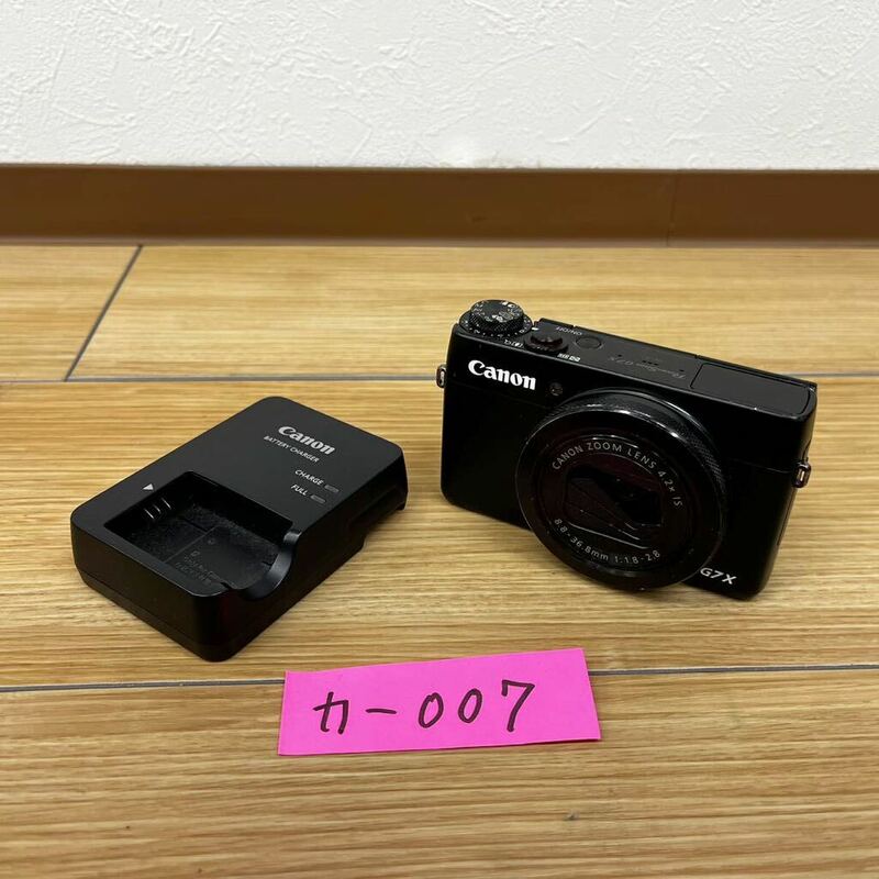 か007 ジャンク Canon キヤノン PowerShot G7 X コンパクトデジタルカメラ パワーショット