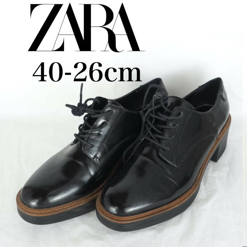 MK6366*ZARA*ザラ*レディースシューズ*40-26cm*黒