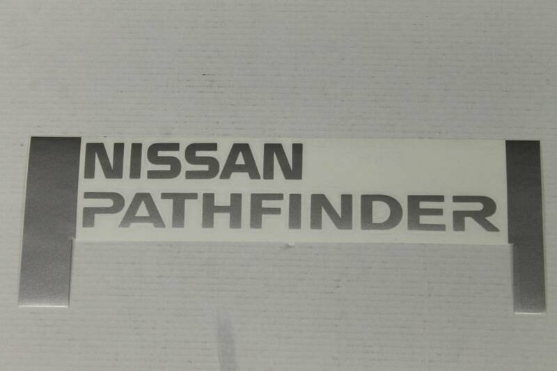 WD21 テラノ リアラベル NISSAN PATHFINDER ライトグレー US純正 パスファインダー 