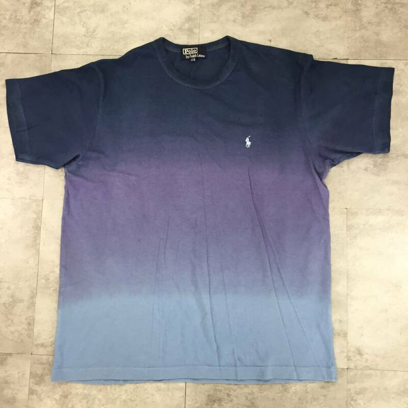 Polo by Ralph Lauren ポロ バイ ラル フローレン グラデーション 半袖Ｔシャツ キッズ ネイビー 紺色 170サイズ