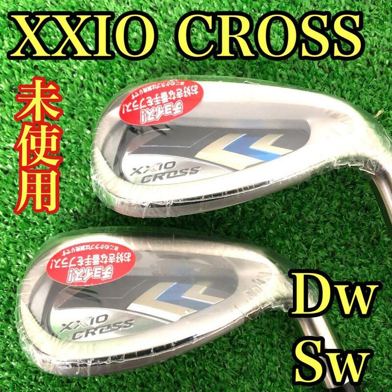 【大人気モデル】　XXIO ゼクシオ　CROSS クロス メンズゴルフ　ウェッジ　2本セット　DW　SW　NS PRO 860GH