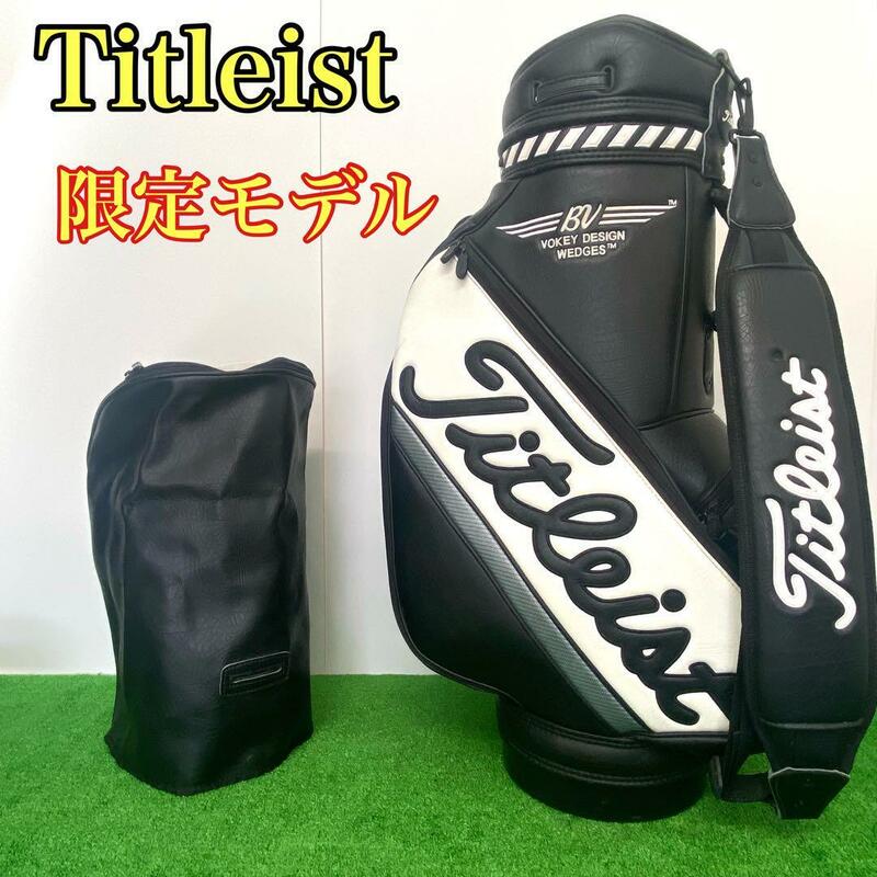 【限定モデル】　TITLEIST　タイトリスト　VOKEY　DESIGN　ボーケイデザイン　ゴルフ　キャディバッグ　ブラック　9.5型