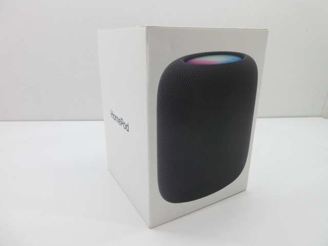 n77325-ty 中古品★Apple HomePod 第2世代 MQJ73J/A ミッドナイト スマートスピーカー ※初期化済み [108-240529]