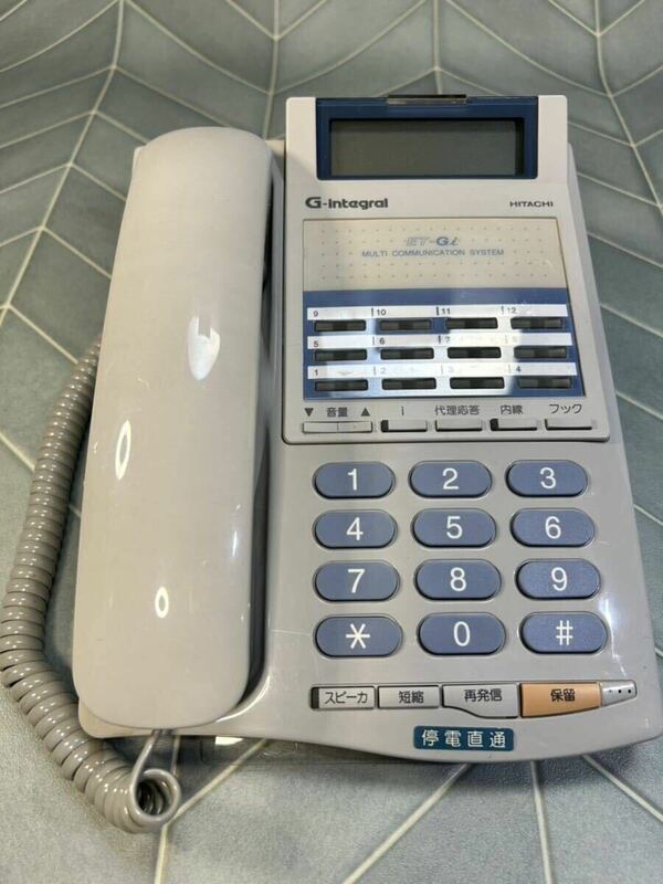 ビジネスフォン 日立 Gi 12ボタン多機能電話機　ET-12Gi-TELPFI
