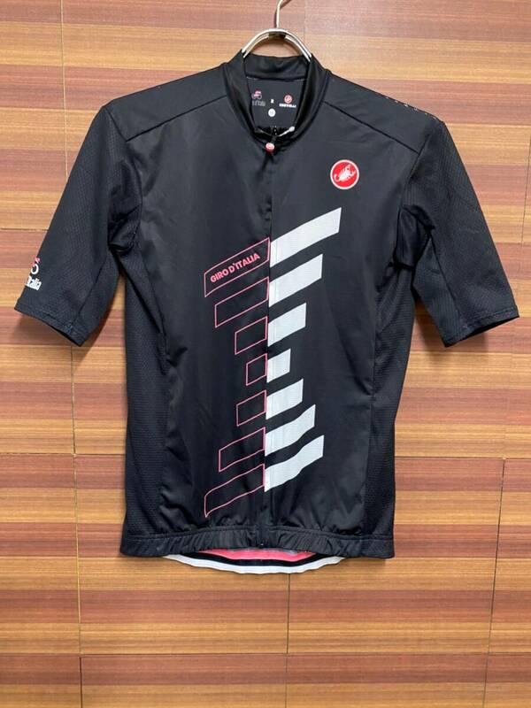 HV751 カステリ CASTELLI ジロデイタリア 半袖サイクルジャージ Mサイズ 黒