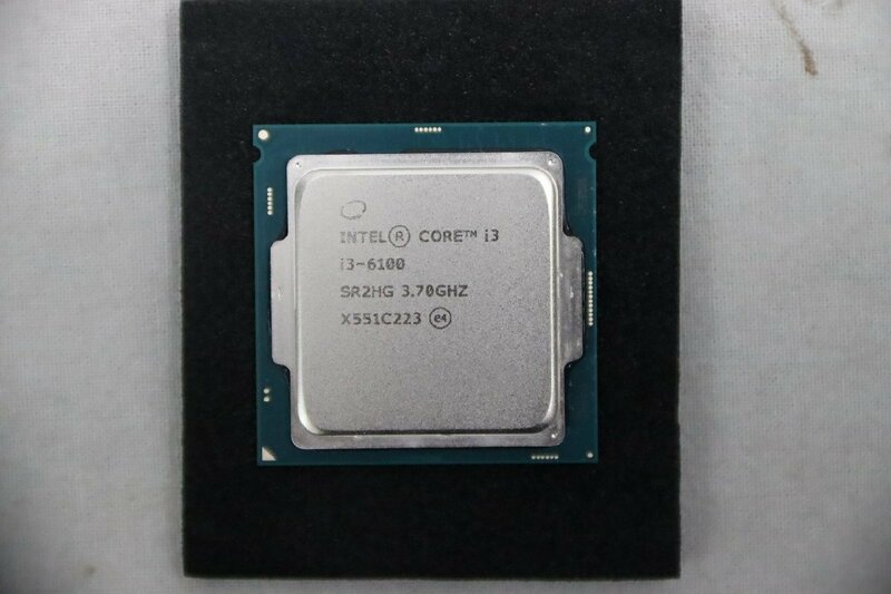 intel Core i3-6100 プロセッサー 3M キャッシュ、3.70 GHz SR2HG（ジャンク扱い)