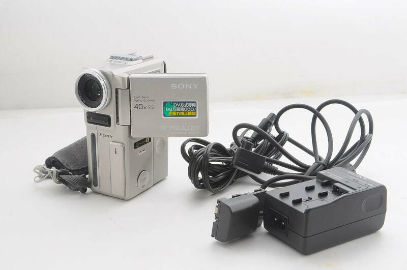 [キ MAC29]動作品 SONY ソニー DCR-PC120 デジタルビデオカメラ miniDV ミニDV Handycam ハンディカム